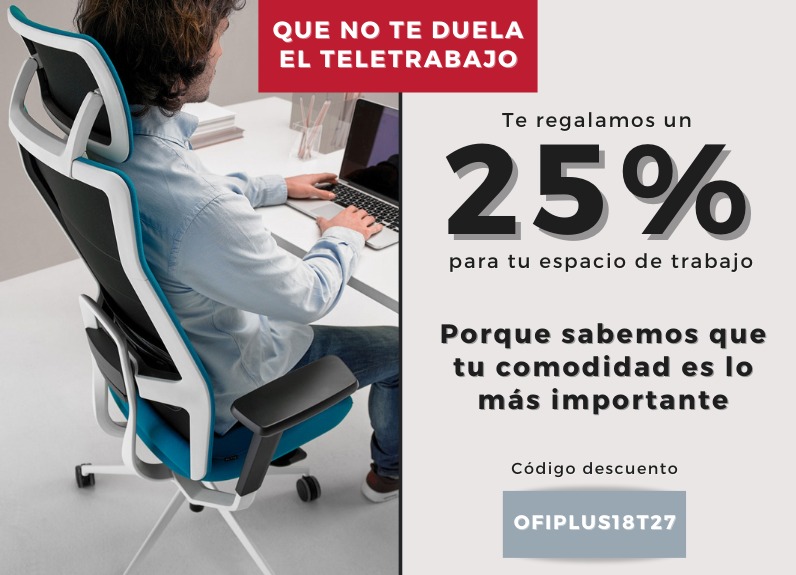 25% de descuento en mobiliario de oficina a través de la web